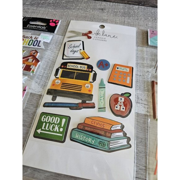 Sticker Lot SCHOOL Kids PreK Elementary Scrapbooking 3D Stickers Jolees RARE #65 - Picture 8 of 12